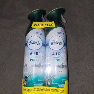 Febreze Air Fresh-Cut Pine Scent Value Pack 2 Bottles 8.8 Oz Total 17.6 Oz NEW